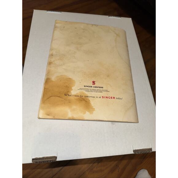 1964 SINGER Touch & Sew Deluxe Zig Zag Sewing Machine Instruction Book ROUGH - Picture 3 of 8